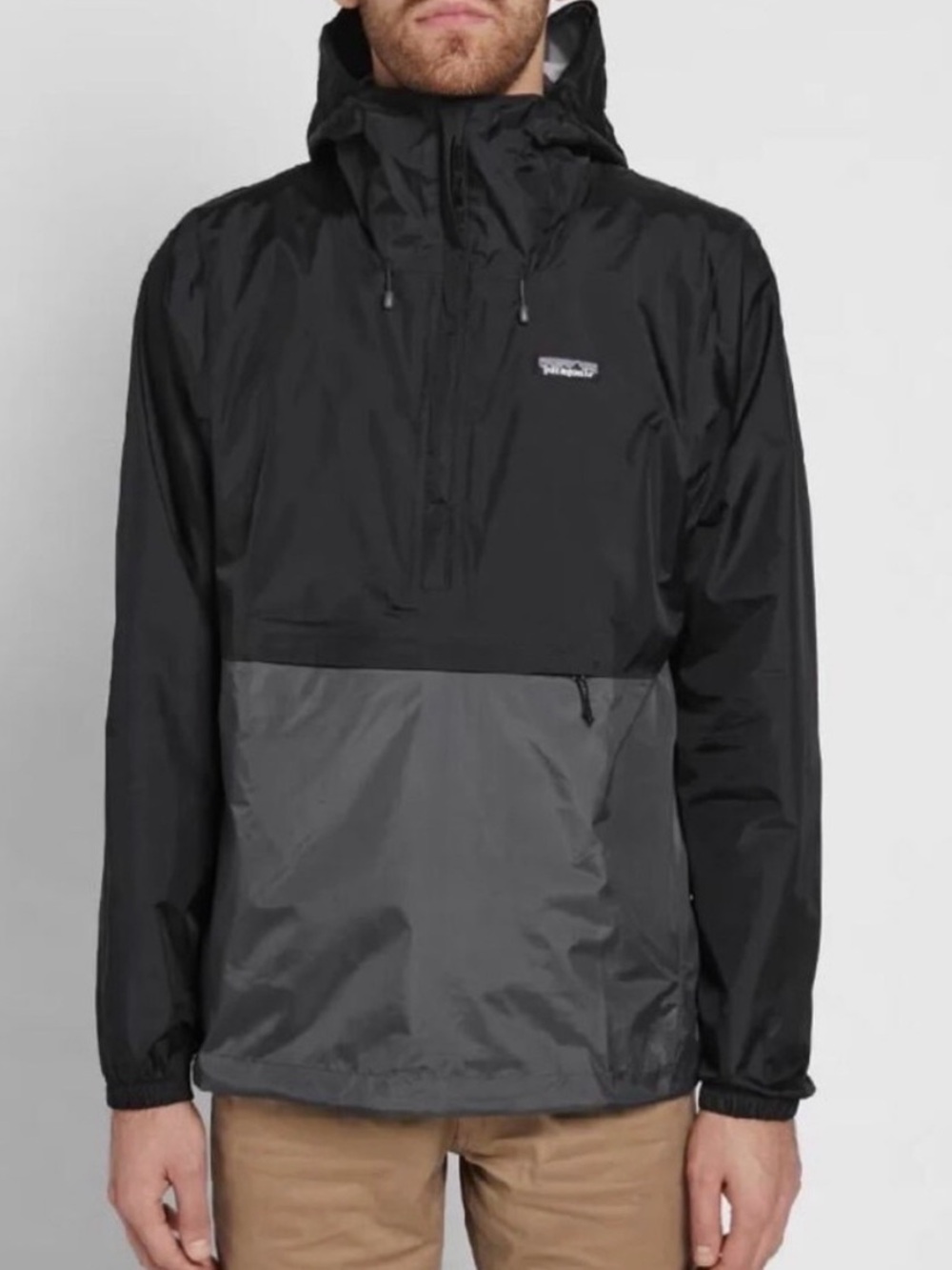 Patagonia Torrentshell Pullover Rain Jacket Black Size XS